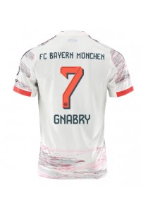 Bayern Munich Serge Gnabry #7 Jalkapallovaatteet Vieraspaita 2025-26 Lyhythihainen